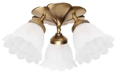 Deckenleuchten|Flurlampen*Giovanni Battista Abstehende Deckenleuchte Floral Weiß