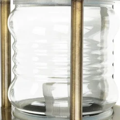 Lido Antike Außenleuchte Sockellampe MYKO Echt-Messing< Rustikale Lampen|Messinglampen