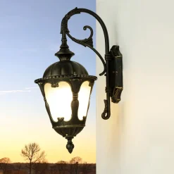 Rustikale Lampen|Rustikale Außenleuchten*Nowodvorski Antike Außenwandleuchte LED Wandlaterne wetterfest