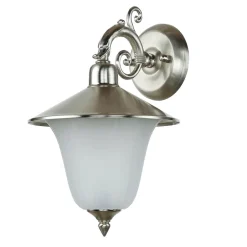 Außenwandleuchten|Rustikale Lampen*Lido Antike Lampe außen Messing Glas Rustikal ANDROS