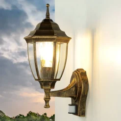 Rabalux Antike Wand Außenleuchte Nizza mit Sensor< Rustikale Lampen|Rustikale Außenleuchten