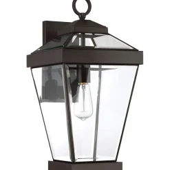 Außenwandleuchten|Außenleuchten Antik*Elstead Antike Wandleuchte IP44 Vintage Metall Glas E27