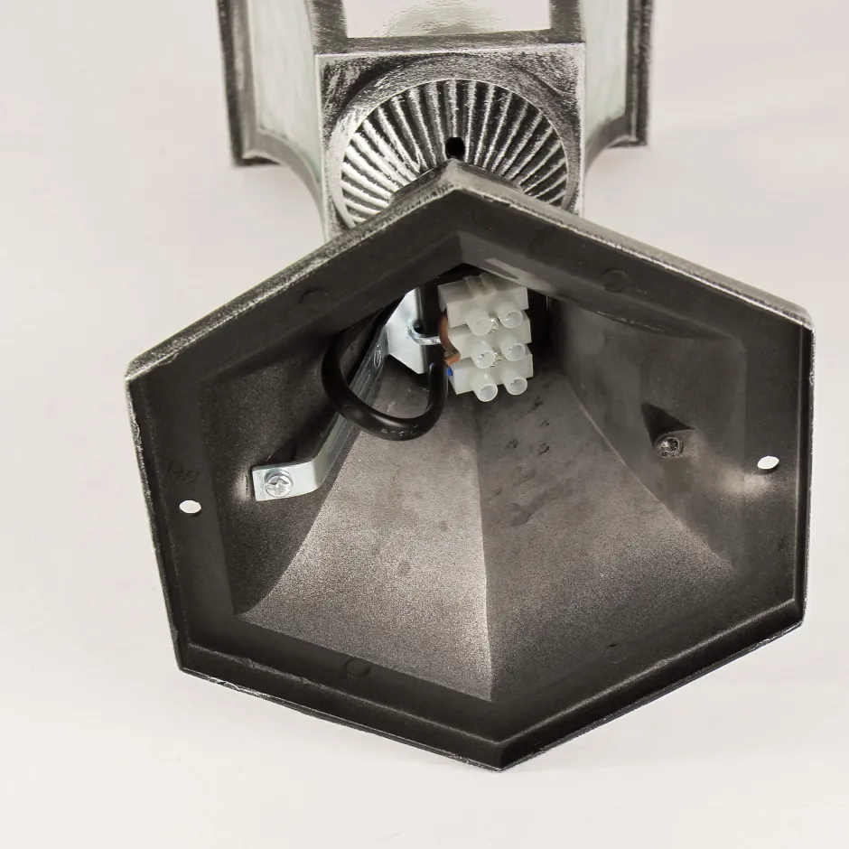 Rustikale Lampen|Wegeleuchten*Rabalux Antike Wegeleuchte Garten TOSCANA Silber regenfest