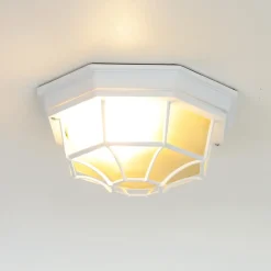 Rustikale Lampen|Feuchtraumleuchten*Easylight Außen Deckenleuchte E27 wetterfest Ø27cm MILANO