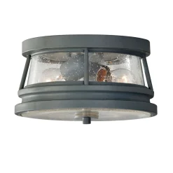 Elstead Außen Deckenleuchte SAMMY Grau antik Glas IP44< Rustikale Lampen|Vintage Lampen