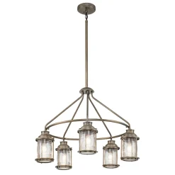 Elstead Außen Deckenleuchte verstellbar B: 62,5 cm 5x E27 IP44< Gartenlaternen|Industrie Lampen