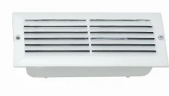 Moderne Außenleuchten*Lido Außen Einbaustrahler Aluminium eckig B:B:24cm E27 Weiß