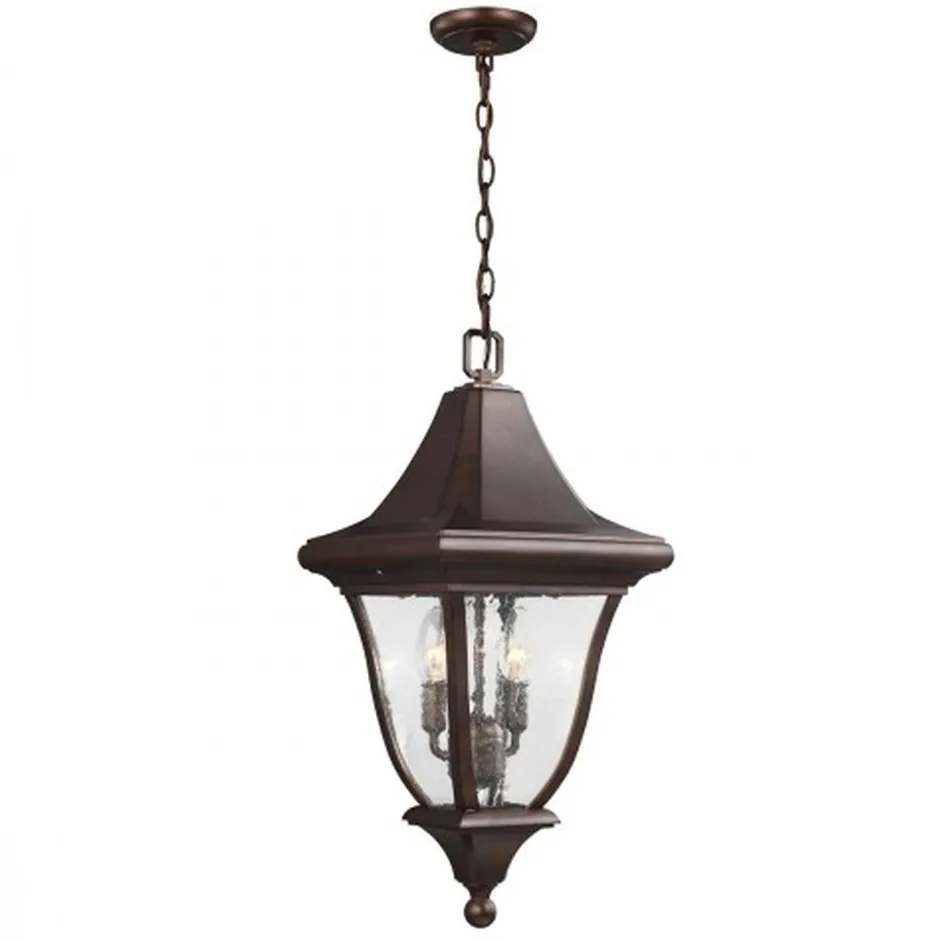 Elstead Außen Hängelampe Braun Rustikal Aluminium Glas SOUTH< Rustikale Lampen|Vintage Lampen