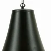 Maritime Lampen|Moderne Lampen*Lido Außen Hängelampe Schwarz Ø26cm Aluminium IP44 Modern