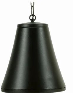 Maritime Lampen|Moderne Lampen*Lido Außen Hängelampe Schwarz Ø26cm Aluminium IP44 Modern
