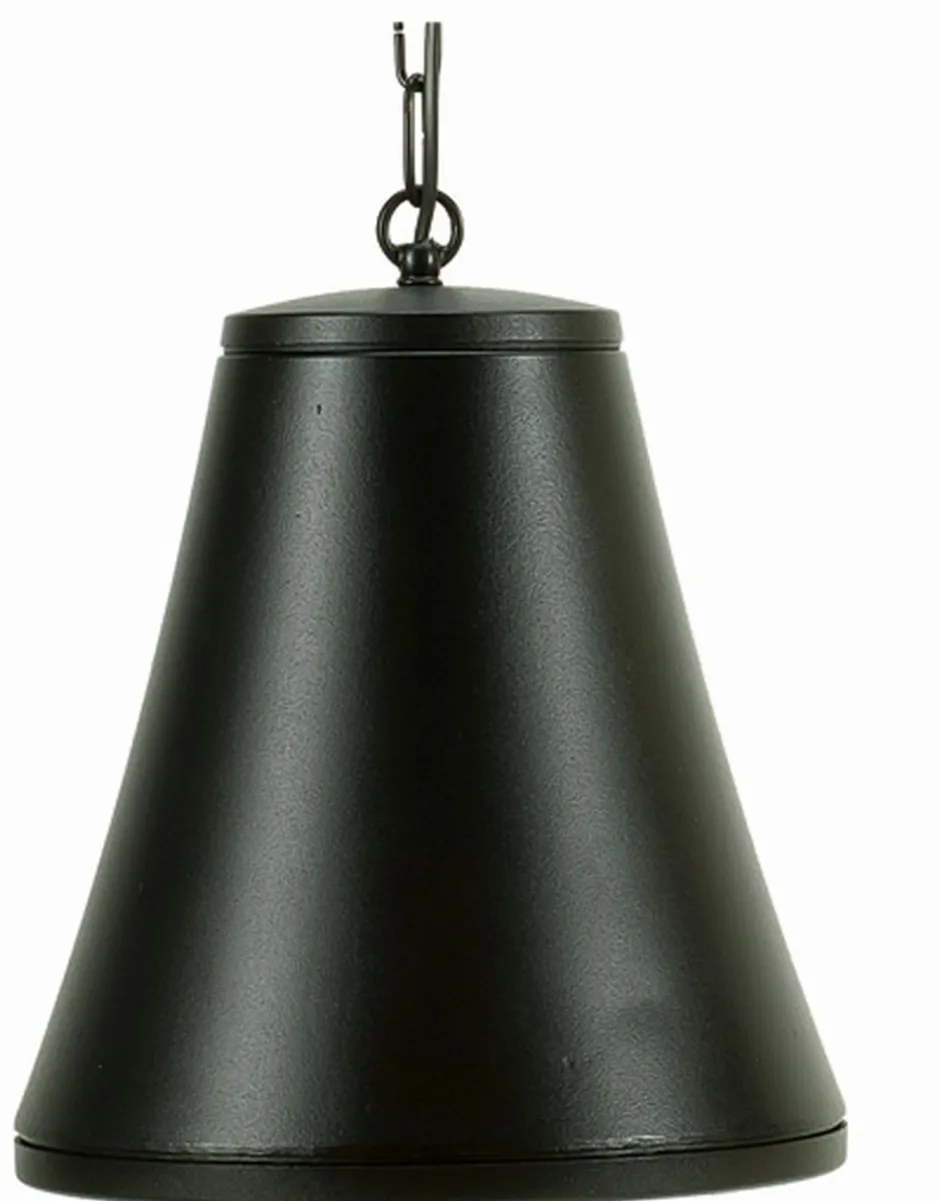 Maritime Lampen|Moderne Lampen*Lido Außen Hängelampe Schwarz Ø26cm Aluminium IP44 Modern