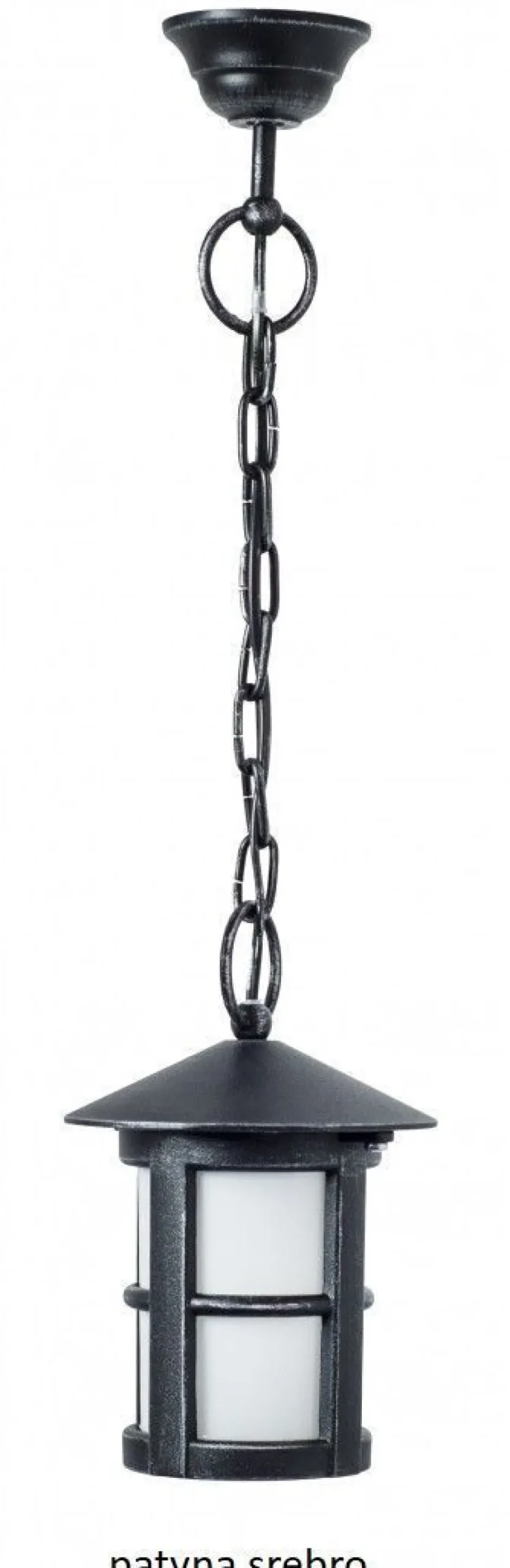 Außenleuchten Antik|Gartenlaternen*SU-MA Außen Hängelampe Schwarz rund IP43 Rustikal Garten