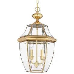 Elstead Außen Hängeleuchte Messing Glas verstellbar rostfrei< Metall Lampen|Messinglampen