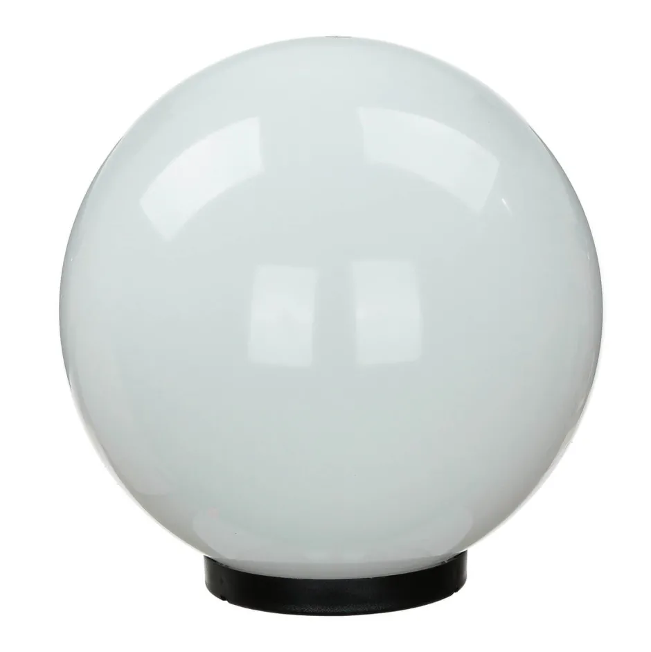 SU-MA Außen Kugellampe Ø30 cm Weiß IP44 E27< Metall Lampen|Kugellampen