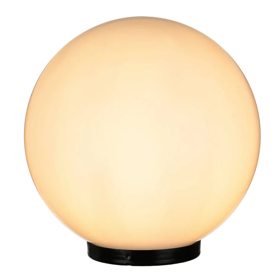 SU-MA Außen Kugellampe Ø30 cm Weiß IP44 E27< Metall Lampen|Kugellampen