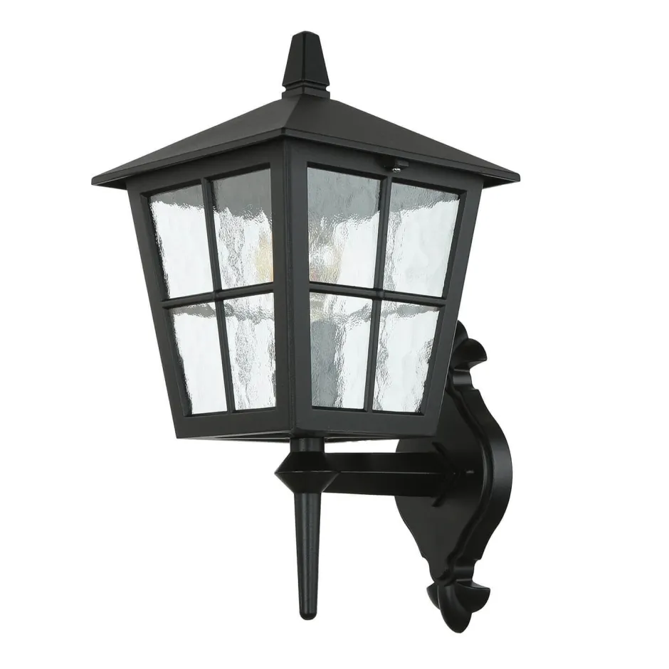 Elstead Außen Laterne Schwarz Aluminium IP43 Rustikal LUDGER< Rustikale Lampen|Vintage Lampen