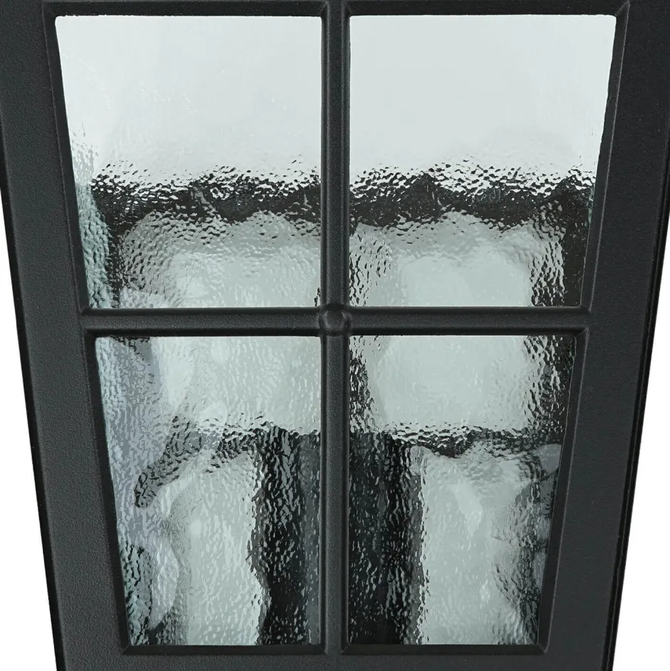 Elstead Außen Laterne Schwarz Aluminium IP43 Rustikal LUDGER< Rustikale Lampen|Vintage Lampen