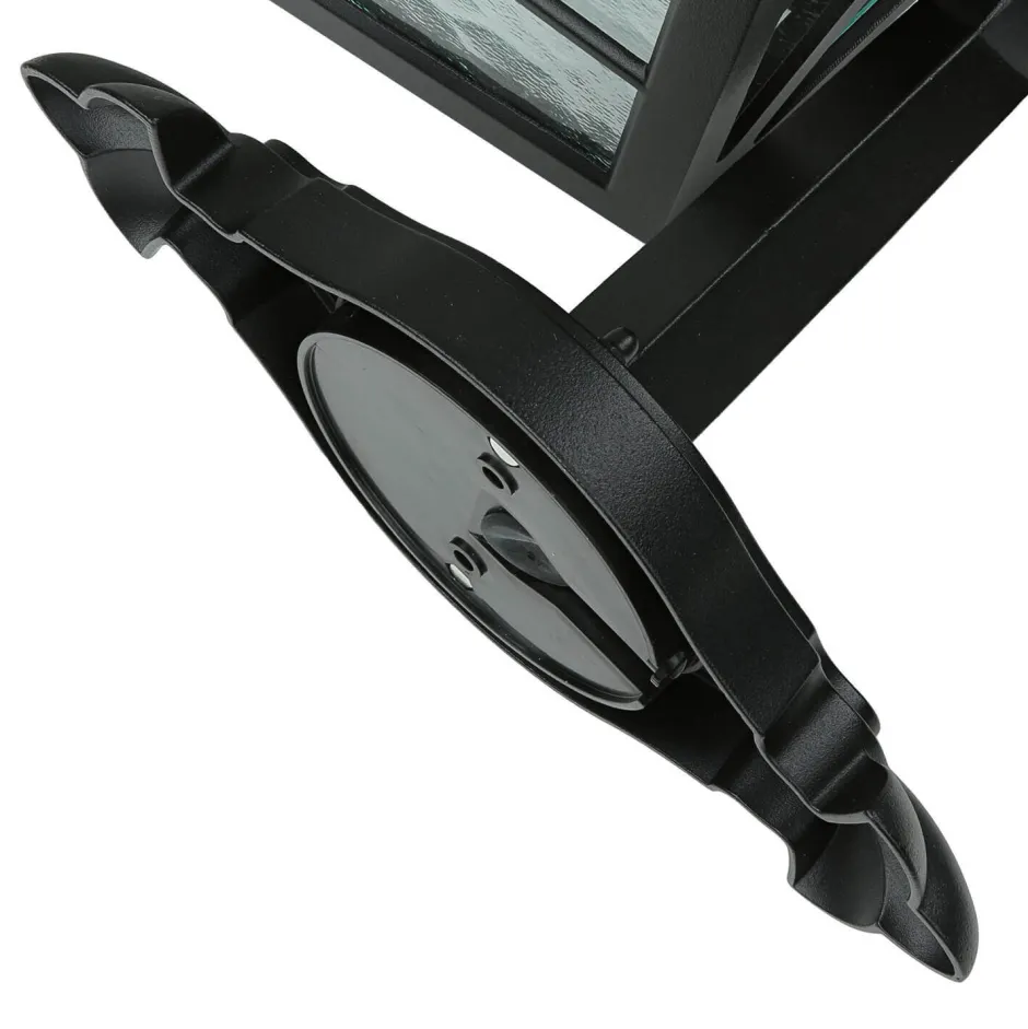 Elstead Außen Laterne Schwarz Aluminium IP43 Rustikal LUDGER< Rustikale Lampen|Vintage Lampen