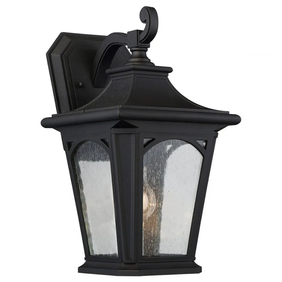 Elstead Außen Laterne Schwarz Haus Hof IP44 wetterfest< Rustikale Lampen|Vintage Lampen