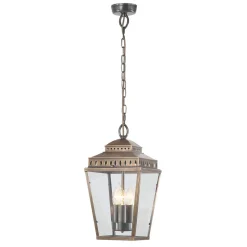 Elstead Außen Pendelleuchte FREDDIE Messing Glas rostfrei< Lampen Aus Aller Welt|Vintage Lampen