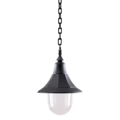 Elstead Außen Pendelleuchte Schwarz Ø25cm IP44 wetterfest< Außenleuchten Antik|Gartenlaternen