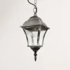 Rustikale Lampen|Hängeleuchten Außen*Rabalux Außen Pendelleuchte Silber Antik regenfest TOSCANA