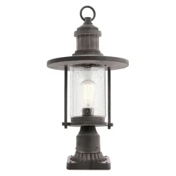 Elstead Außen Standlampe 44 cm Maritim in Zink antik< Rustikale Lampen|Maritime Lampen