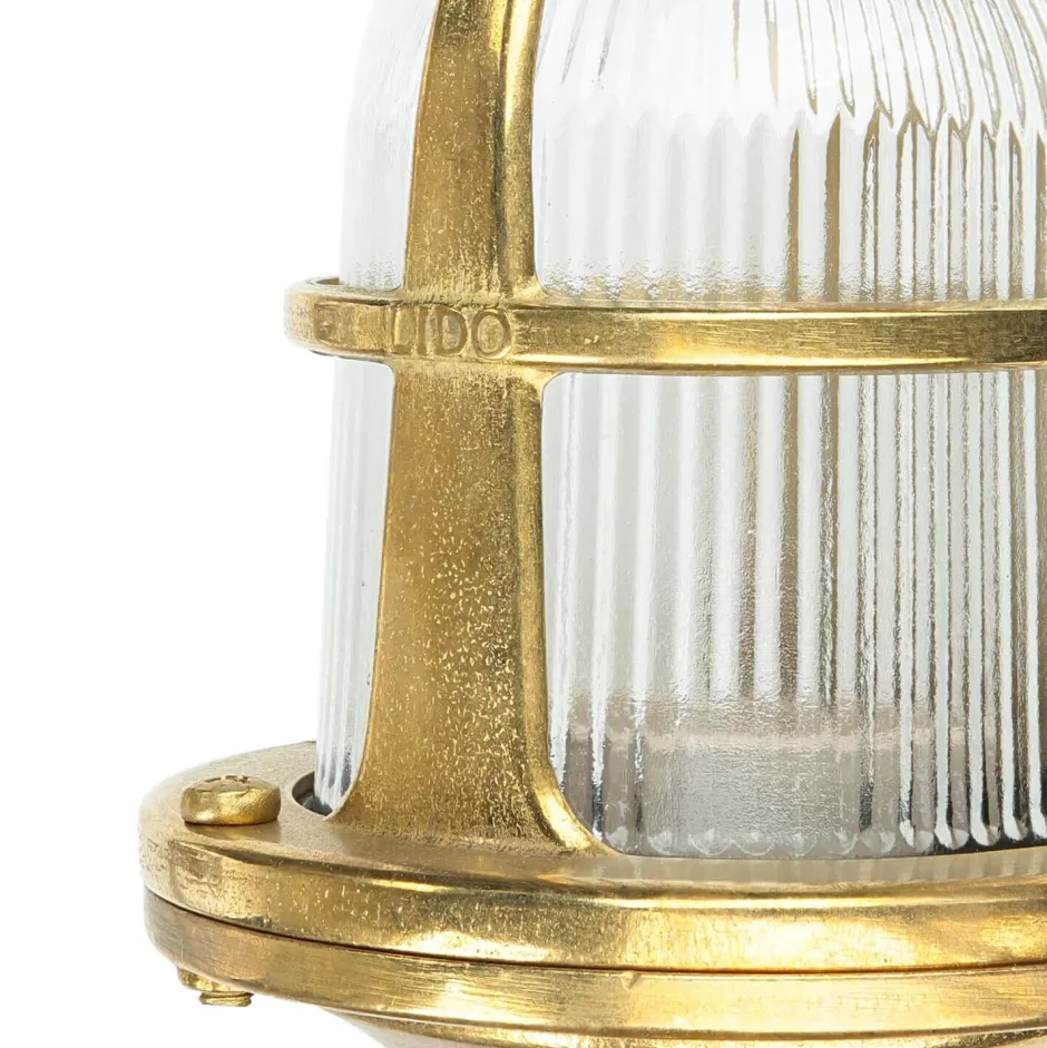 Lido Außen Standleuchte Messing H:25cm Garten Weg< Rustikale Lampen|Metall Lampen