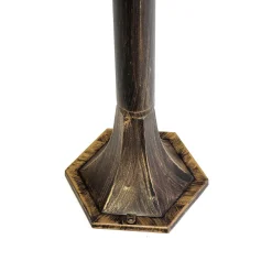 Easylight Außen Stehleuchte Schwarz Kupfer wetterfest 1,13m BRISTOL II< Rustikale Lampen|Wegeleuchten