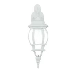 Easylight Außen Wandlampe BREST Gartenlaterne weiß wetterfest< Rustikale Lampen|Rustikale Außenleuchten