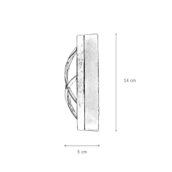 Lido Außen Wandlampe Messing Maritim rund IP64 Haus Tür< Rustikale Lampen|Metall Lampen