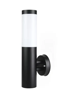 SU-MA Außen Wandlampe Schwarz Edelstahl IP44 E27 BETULA< Außenwandleuchten|Moderne Außenleuchten