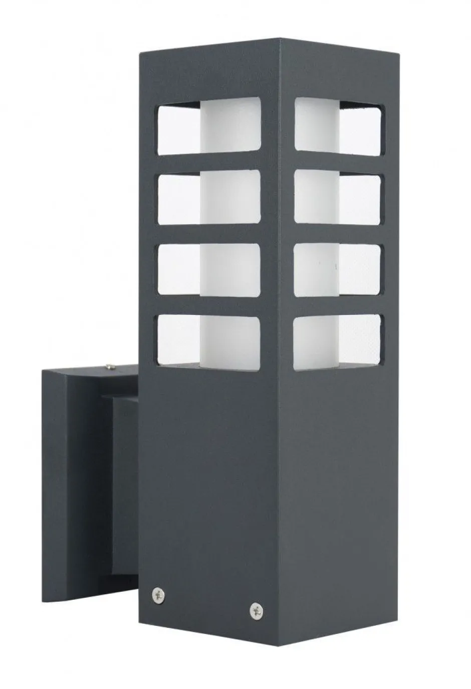 SU-MA Außen Wandleuchte Anthrazit IP54 eckig E27< Außenwandleuchten|Metall Lampen