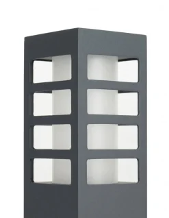 SU-MA Außen Wandleuchte Anthrazit IP54 eckig E27< Außenwandleuchten|Metall Lampen