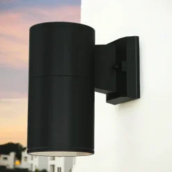 Led Außenleuchten|Moderne Außenleuchten*Nowodvorski Außen Wandleuchte Anthrazit IP44 E27 Ø11cm H:21cm