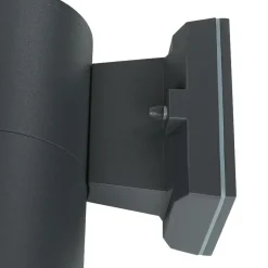 Led Außenleuchten|Moderne Außenleuchten*Nowodvorski Außen Wandleuchte Anthrazit IP44 E27 Ø11cm H:21cm