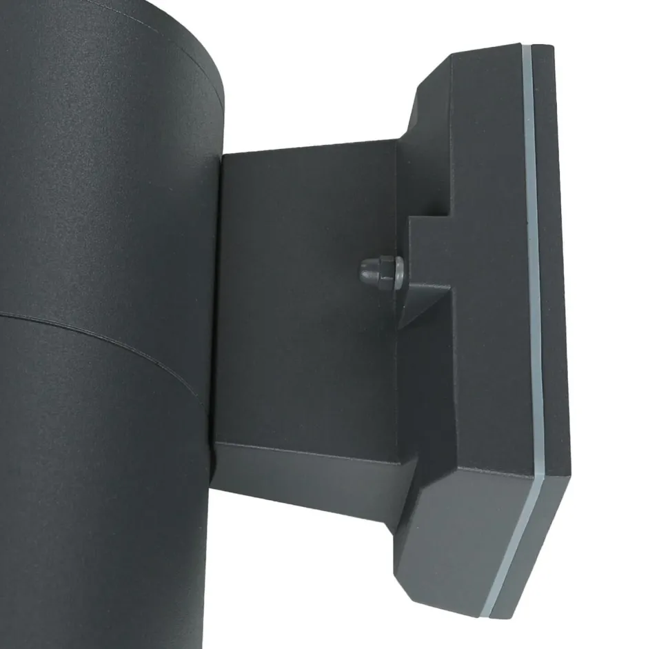 Led Außenleuchten|Moderne Außenleuchten*Nowodvorski Außen Wandleuchte Anthrazit IP44 E27 Ø11cm H:21cm