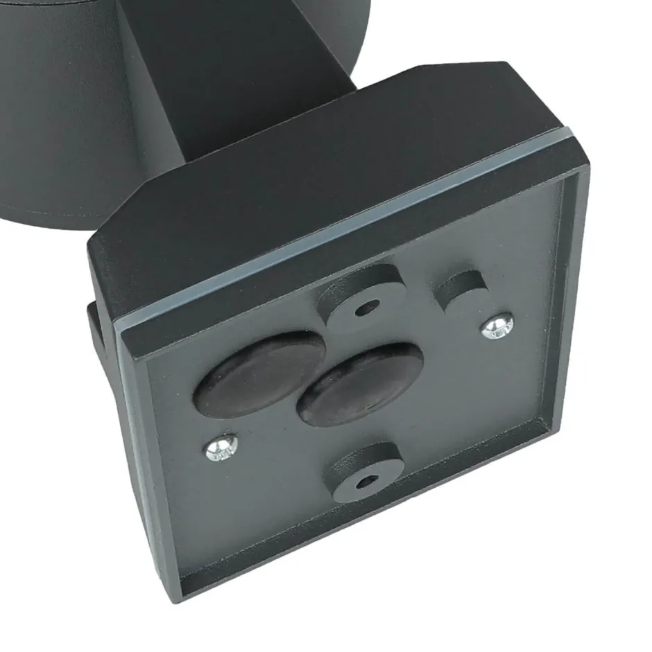 Led Außenleuchten|Moderne Außenleuchten*Nowodvorski Außen Wandleuchte Anthrazit IP44 E27 Ø11cm H:21cm