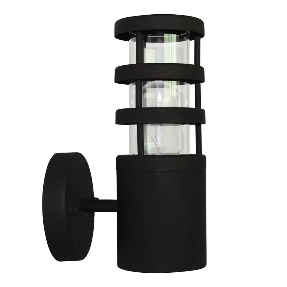 Außenwandleuchten|Metall Lampen*Elstead Außen Wandleuchte Edelstahl IP44 Skandinavisch Schwarz