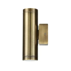 Lido Außen Wandleuchte Up Down aus Messing GU10 IP54< Metall Lampen|Messinglampen