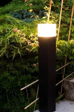 Moderne Außenleuchten|Badezimmer Lampe*SU-MA Außenlampe Decke in Silber IP44 eckig blendarm