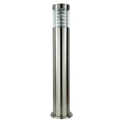 Metall Lampen|Wegeleuchten*SU-MA Außenlampe Edelstahl 75 cm blendarm IP44 rund E27