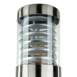 Metall Lampen|Wegeleuchten*SU-MA Außenlampe Edelstahl 75 cm blendarm IP44 rund E27