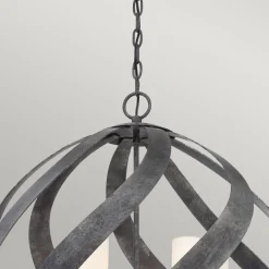 Elstead Außenlampe hängend Ø 66 cm groß höhenverstellbar IP44 E14< Kugellampen|Rustikale Lampen