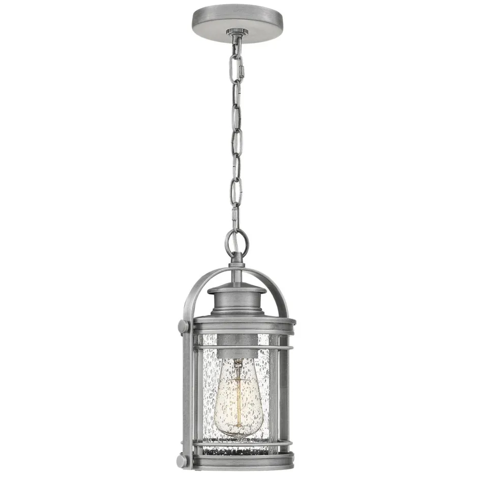 Elstead Außenlampe hängend Glas Alu E27 IP44 höhenverstellbar Maritim< Gartenlaternen|Industrie Lampen