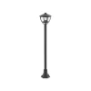 Metall Lampen|Wegeleuchten*Nowodvorski Außenlampe IP44 100 cm Schwarz Aluminium Modern E27