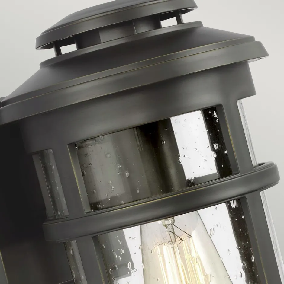 Außenwandleuchten|Außenleuchten Antik*Elstead Außenlampe IP44 Rustikal in Bronze antik E27 Balkon