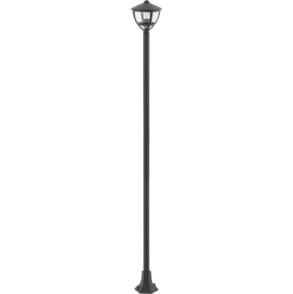Nowodvorski Außenlampe IP44 Schwarz E27 200 cm Aluminium Modern< Gartenlaternen|Wegeleuchten