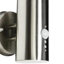 Metall Lampen|Moderne Lampen*Easylight Außenlampe mit Bewegungssensor Edelstahl IP44