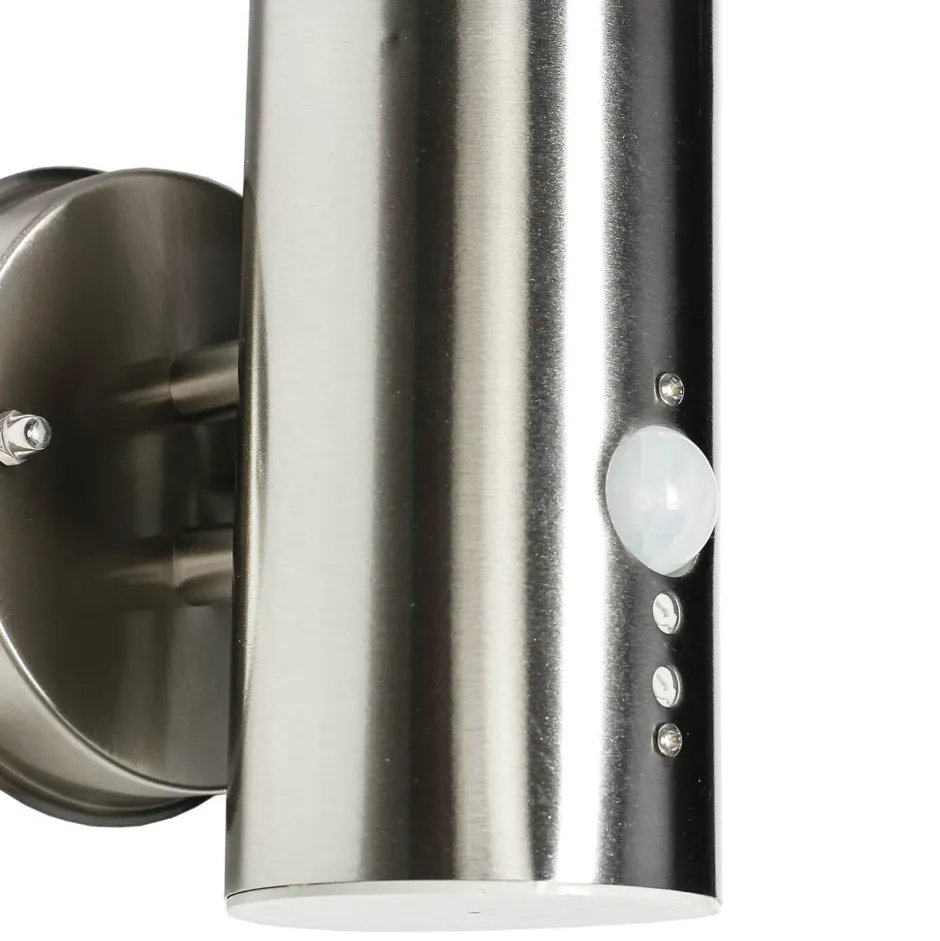 Metall Lampen|Moderne Lampen*Easylight Außenlampe mit Bewegungssensor Edelstahl IP44